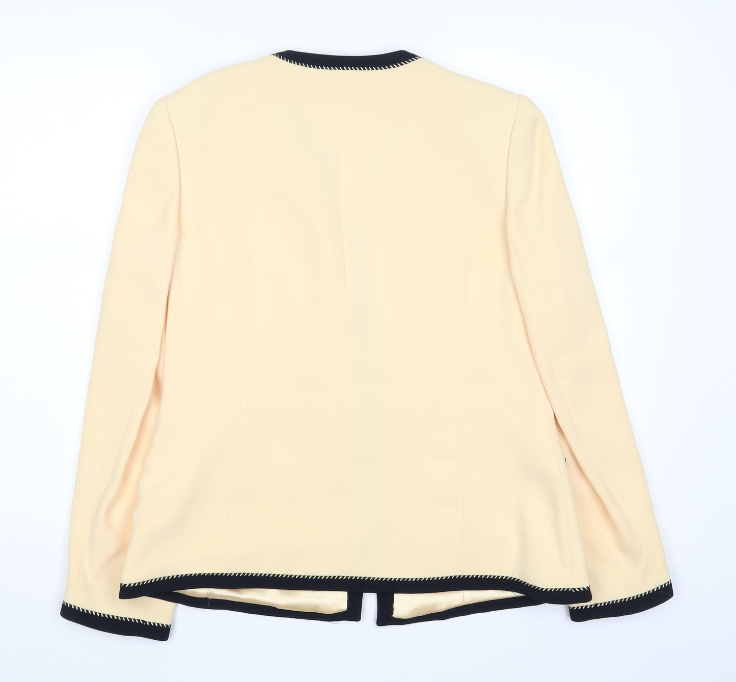 Jaques Vert Womens Yellow   Jacket Blazer Size 12