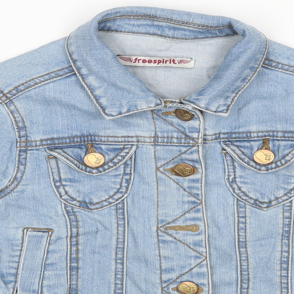 Freespirit Girls Blue   Jacket  Size 5-6 Years
