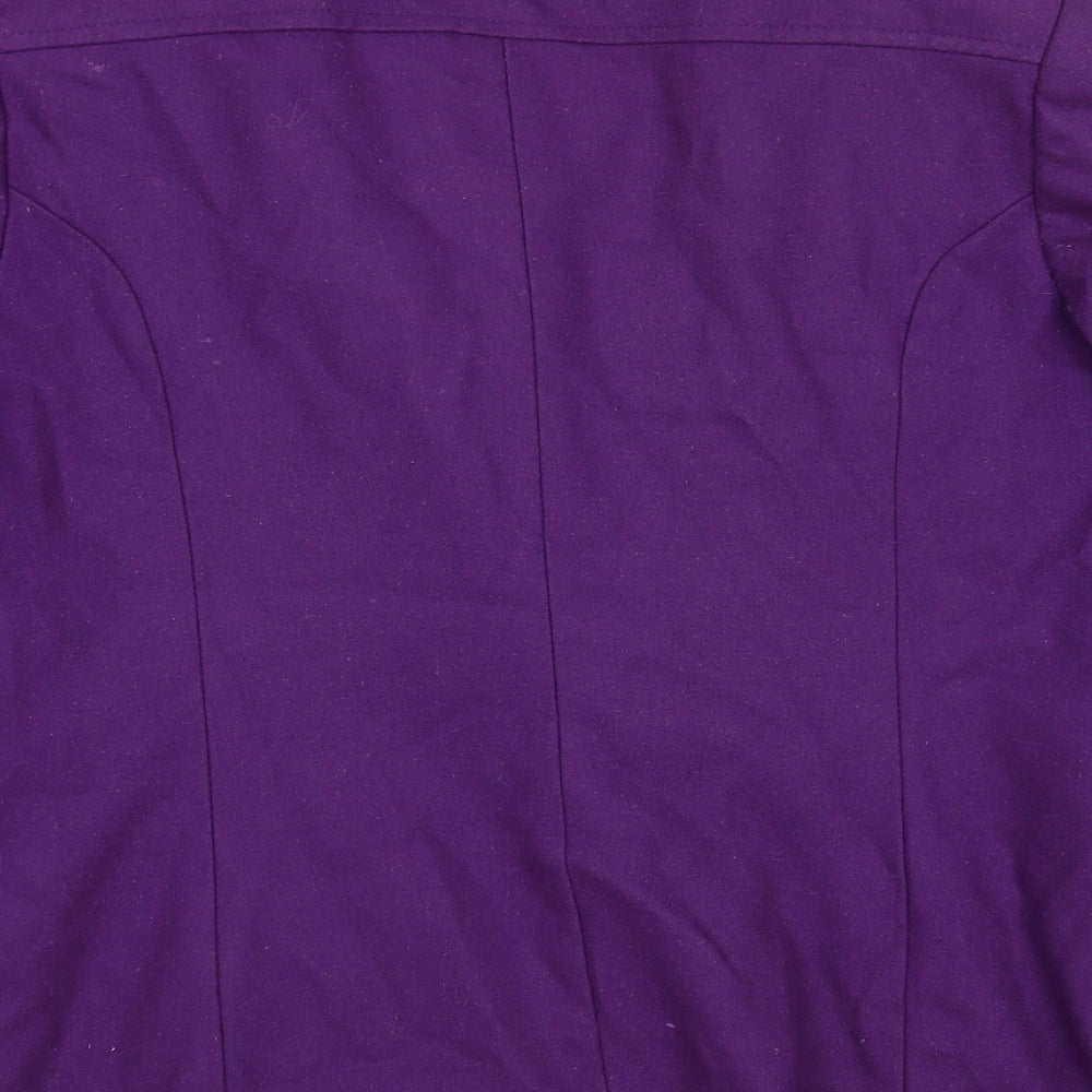 George Womens Purple   Jacket Blazer Size 18