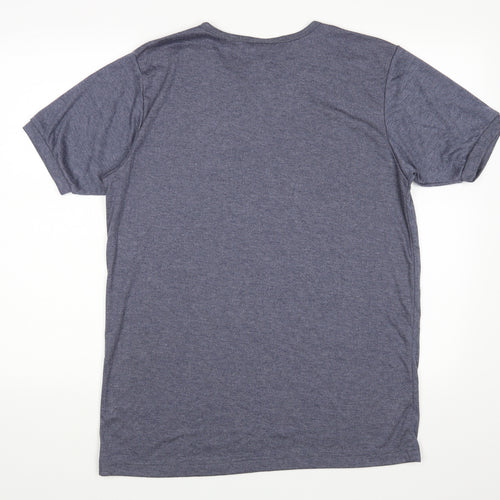 Premier Man Mens Blue    T-Shirt Size L