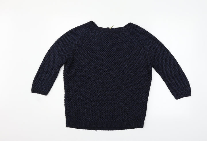 Wallis Womens Blue   Pullover Jumper Size S