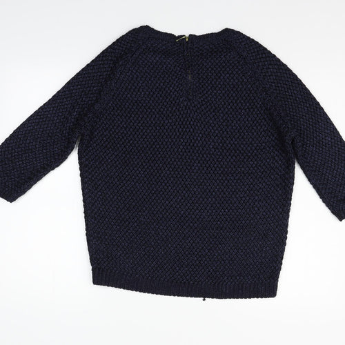 Wallis Womens Blue   Pullover Jumper Size S