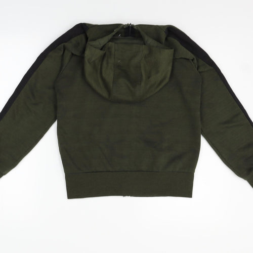 Primark Boys Green   Full Zip Hoodie Size 12-13 Years