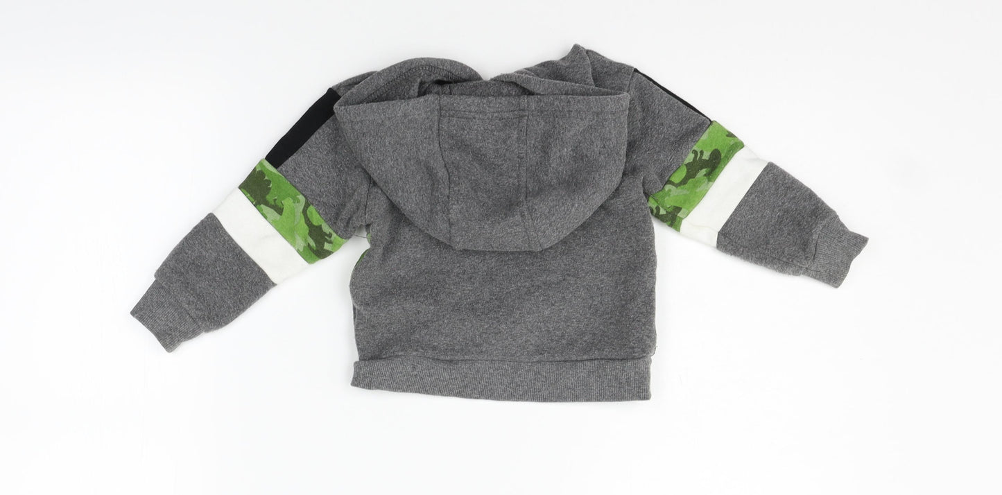 Preworn Boys Grey   Pullover Jumper Size 12-18 Months