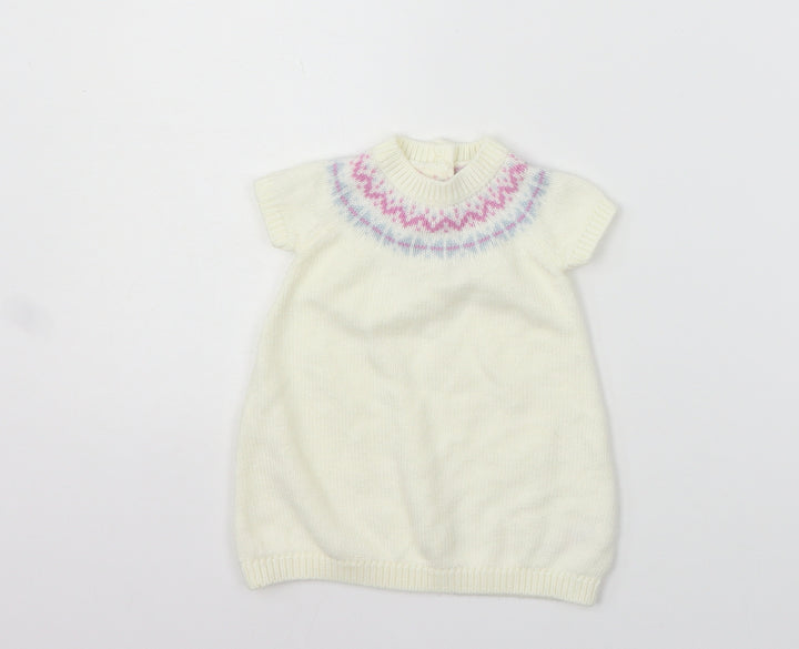 Cherokee Girls Yellow Jumper Dress Size 0-3 Months