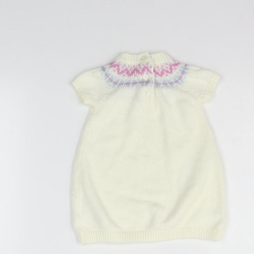 Cherokee Girls Yellow   Jumper Dress  Size 0-3 Months