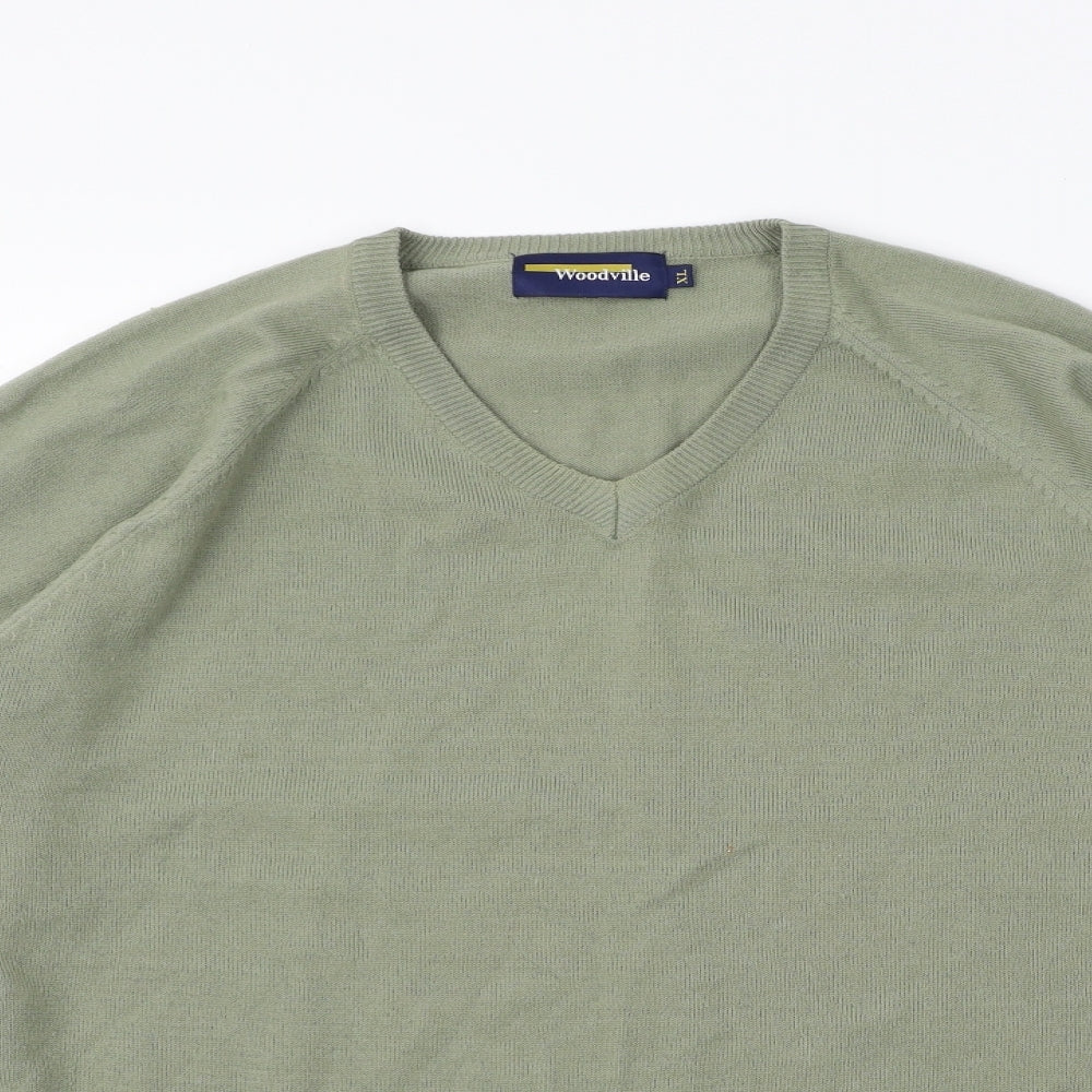 Woodville Womens Green   Pullover Jumper Size XL