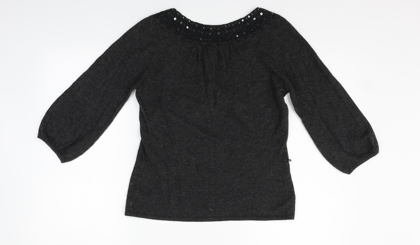 Principles Womens Grey   Pullover Jumper Size 12