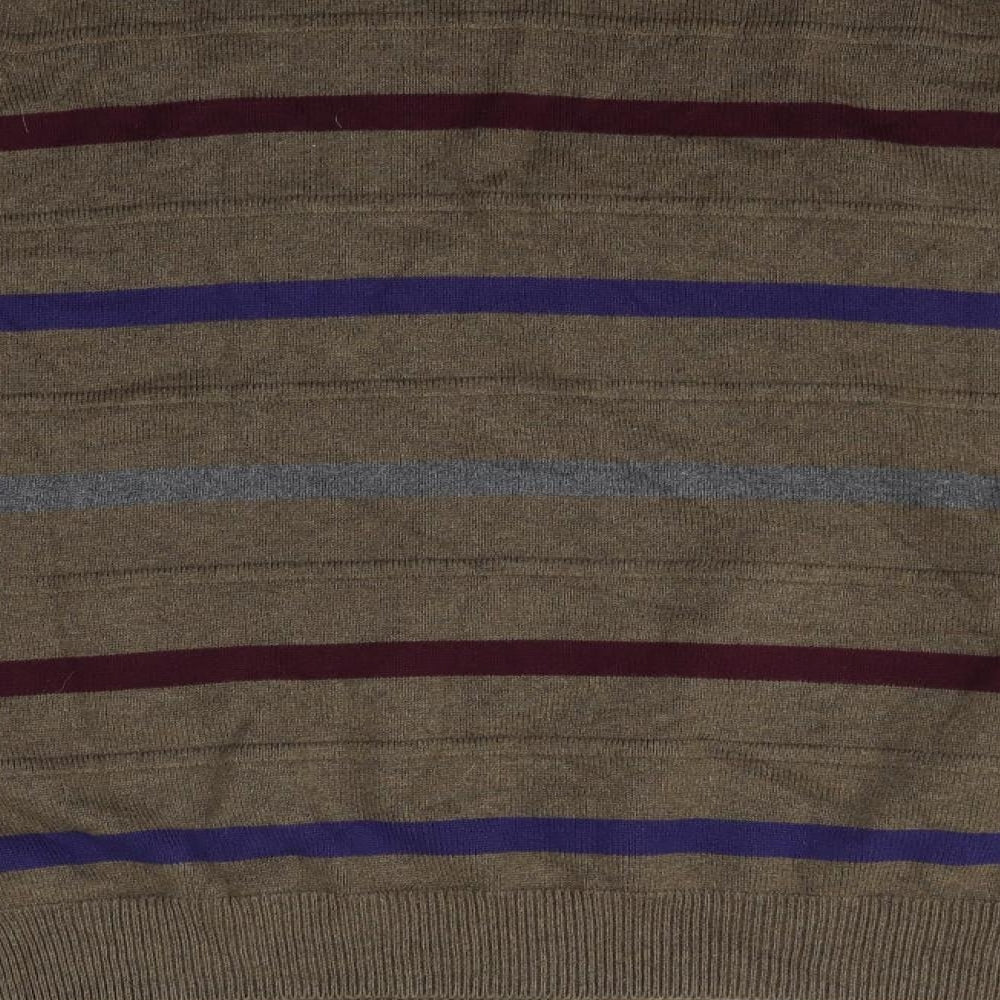 Mark and Spencer Mens Green Polka Dot  Pullover Jumper Size XL