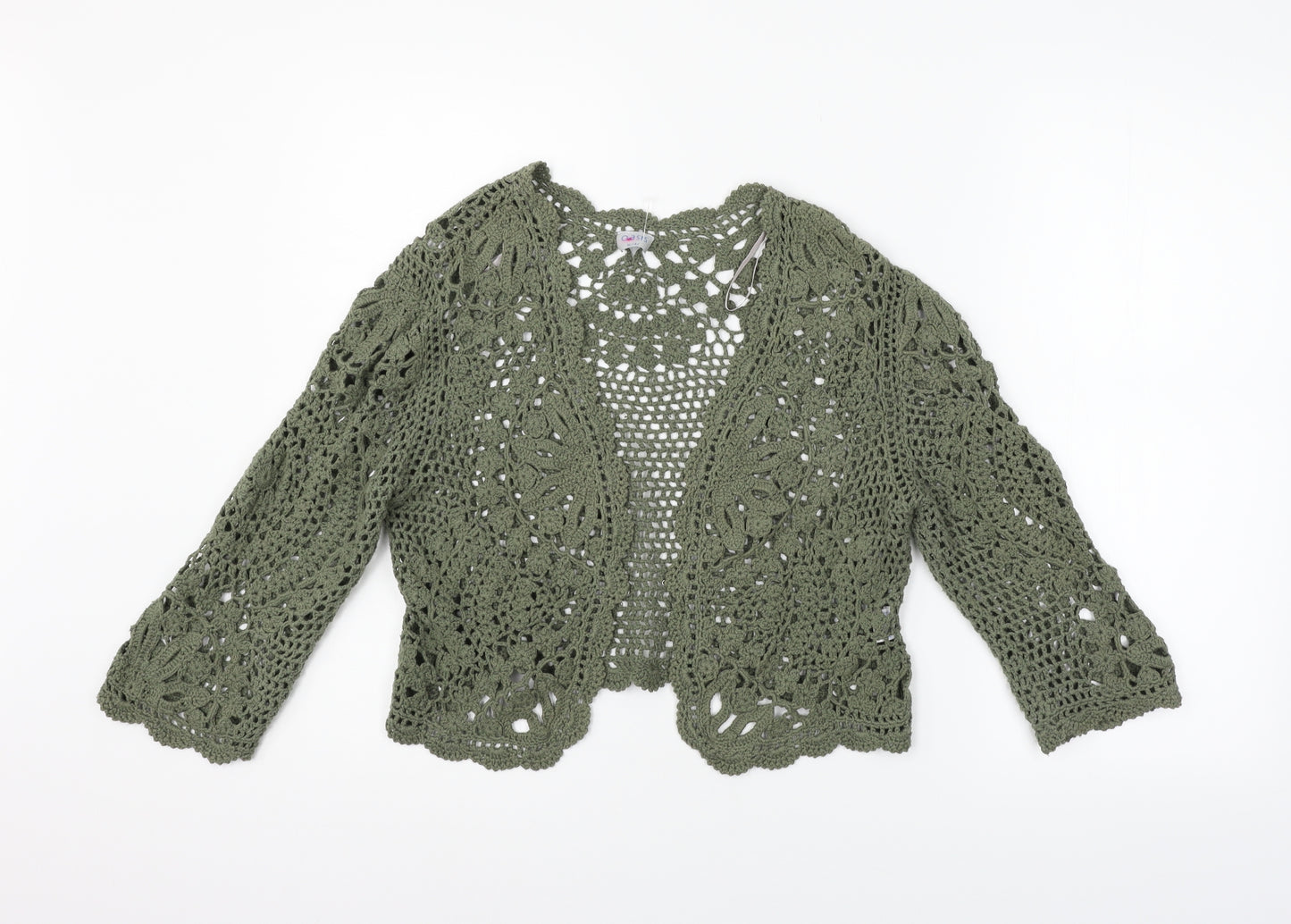 Oasis Womens Green   Cardigan Jumper Size 16