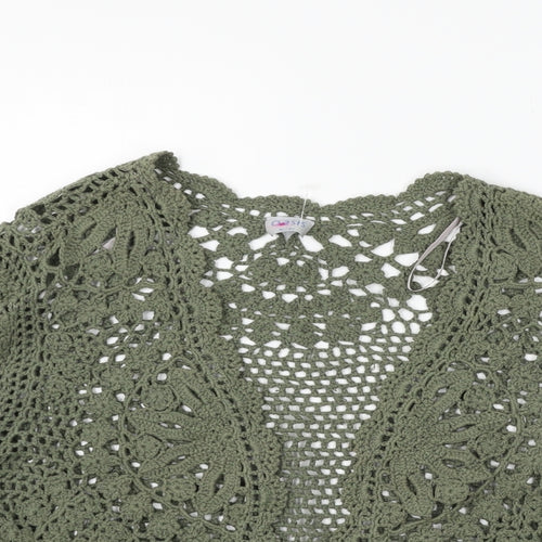 Oasis Womens Green   Cardigan Jumper Size 16