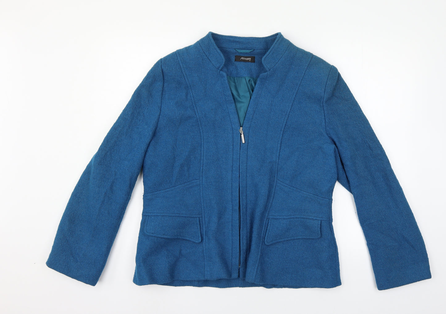 ALEXARA Womens Blue   Jacket Blazer Size 18