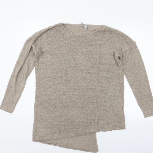 Divided Womens Beige   Pullover Jumper Size M