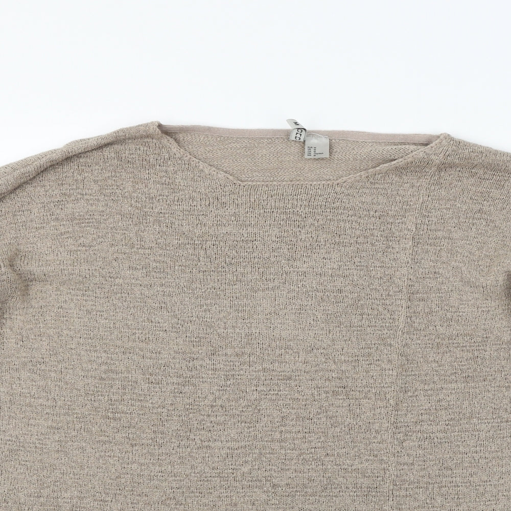 Divided Womens Beige   Pullover Jumper Size M