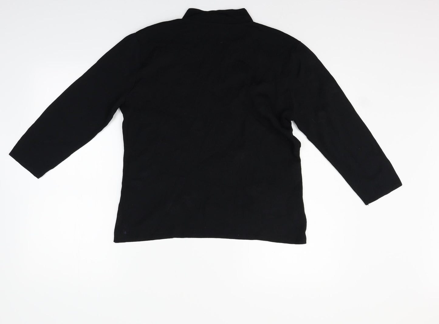 Roman Womens Black   Pullover Jumper Size 16