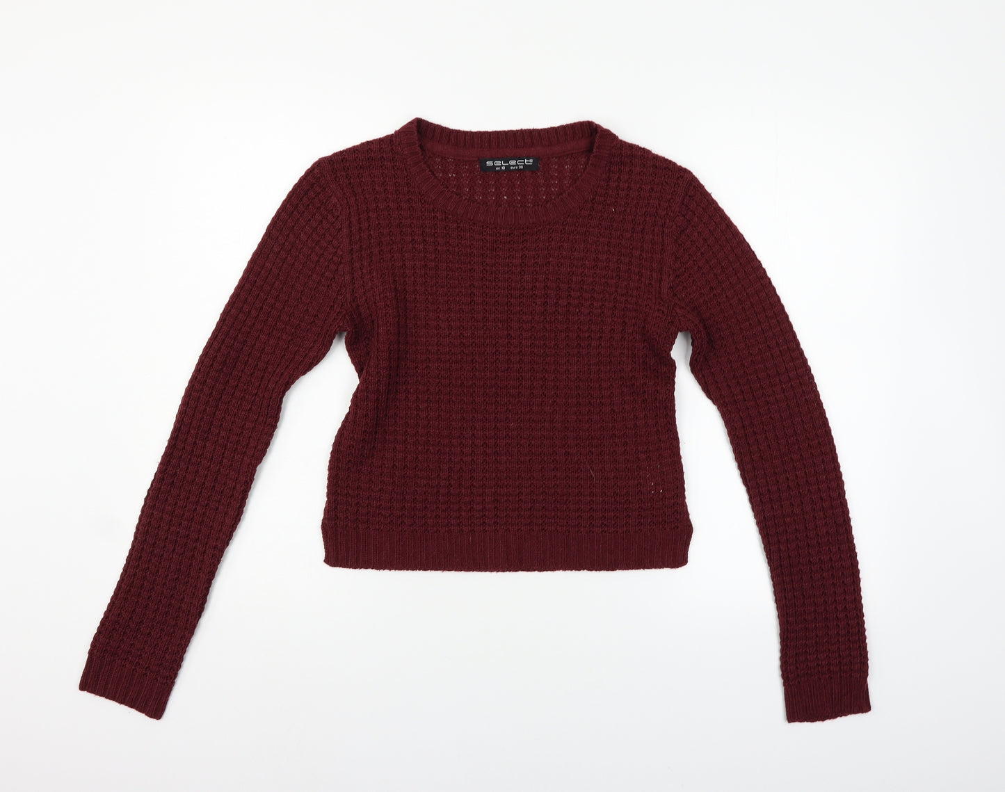 Select Womens Red   Pullover Jumper Size 10