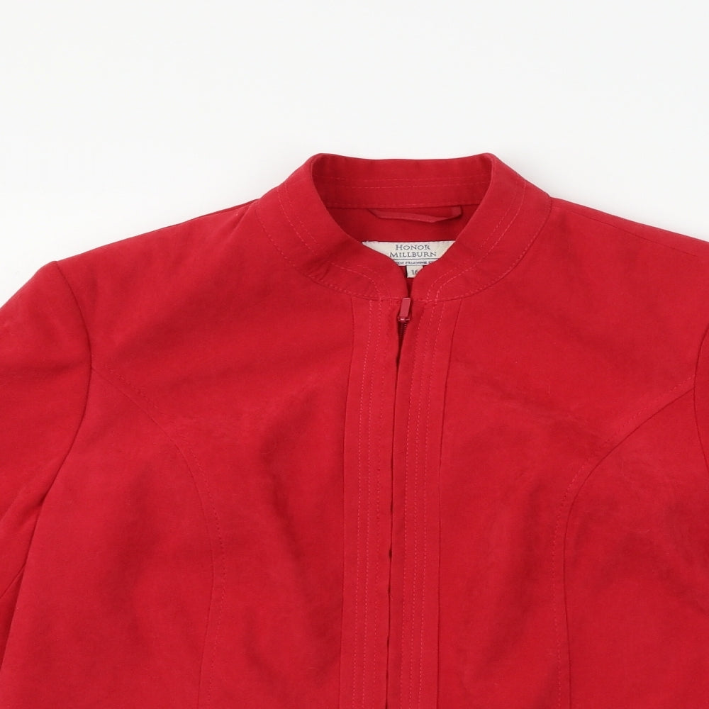 HONOR MILLBURN Womens Red   Jacket  Size 16