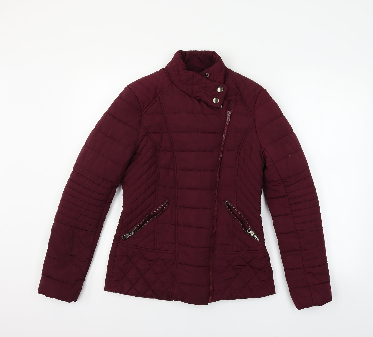 New Look Womens Red   Jacket Coat Size 8