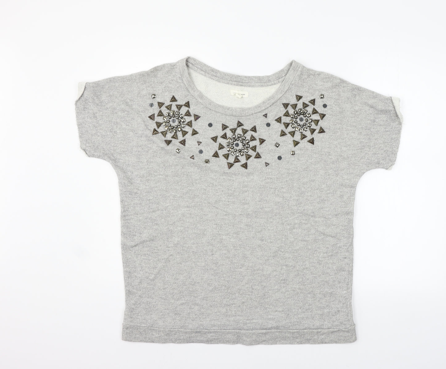 silent + noise Womens Grey   Pullover Jumper Size M