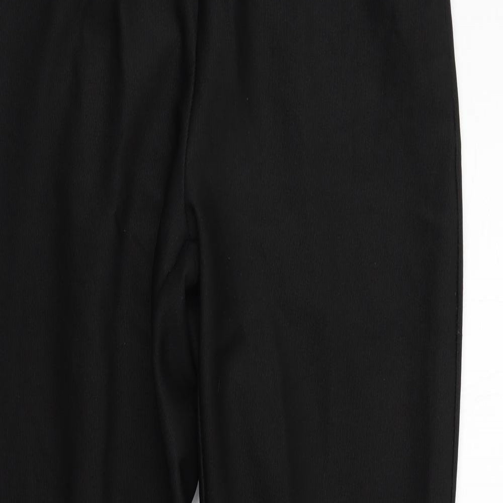 Preworn Womens Black   Sweatpants Trousers Size 12 L24 in