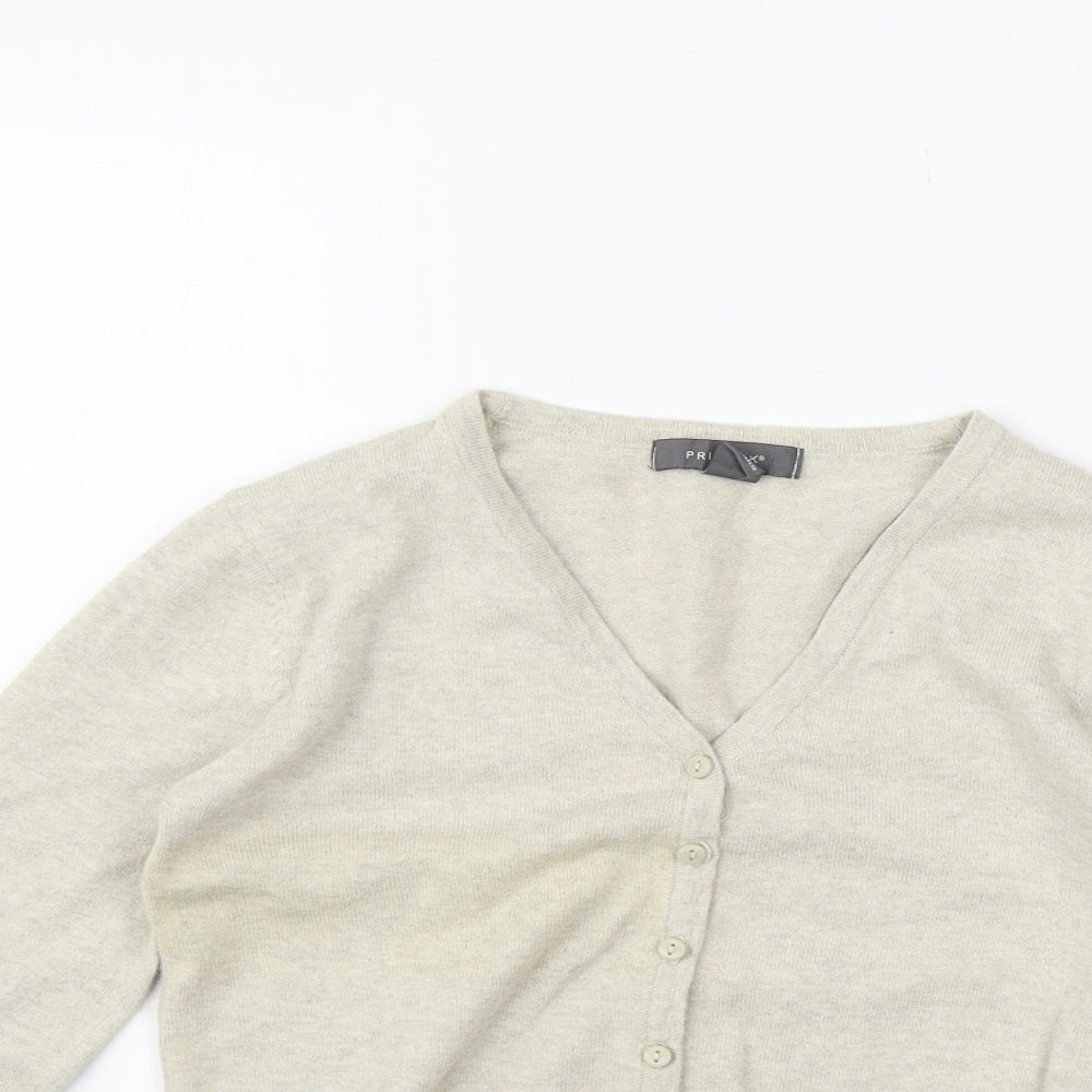 Primark Womens Beige   Cardigan Jumper Size XS