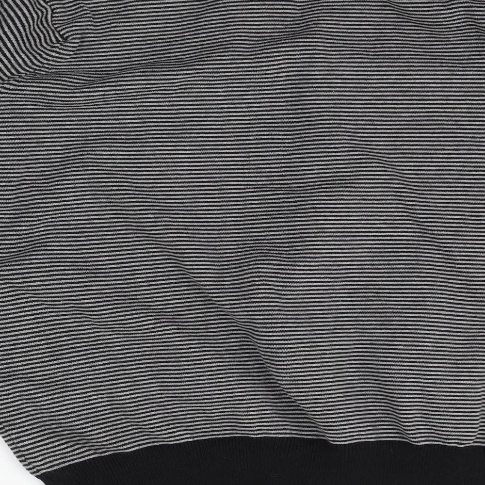 Cedar Wood State Womens Grey Striped  Cardigan Jumper Size XL