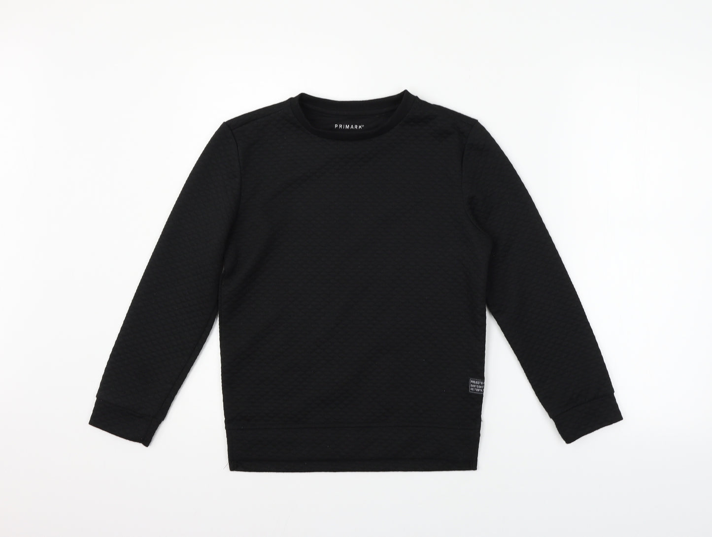 Primark Girls Black   Pullover Jumper Size 10-11 Years