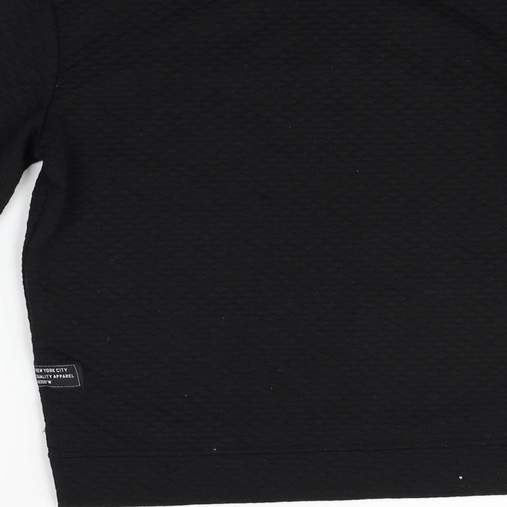 Primark Girls Black   Pullover Jumper Size 10-11 Years