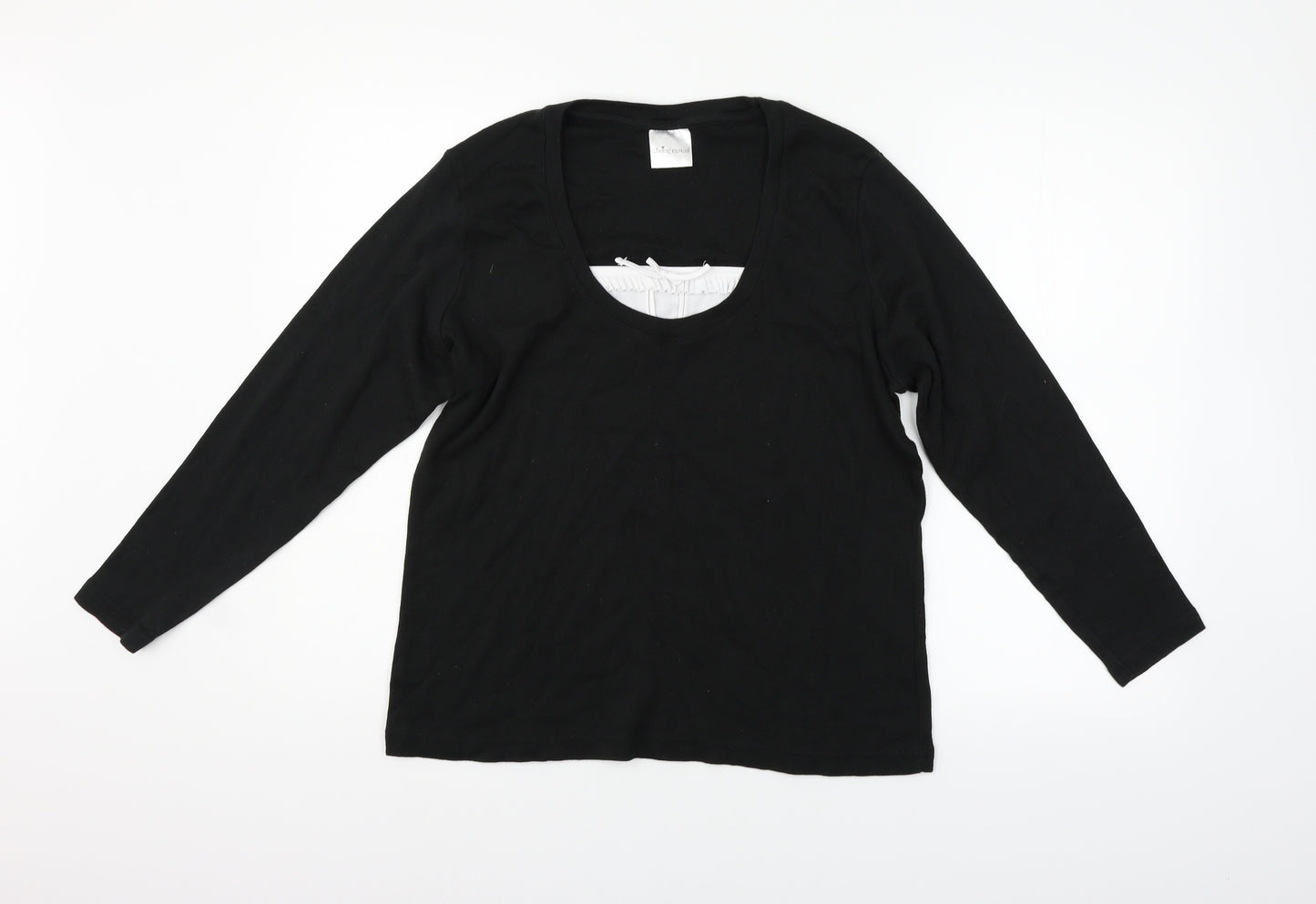 BEING CASUAL Womens Black   Pullover Jumper Size 16