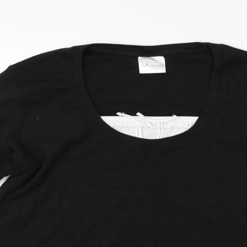 BEING CASUAL Womens Black   Pullover Jumper Size 16