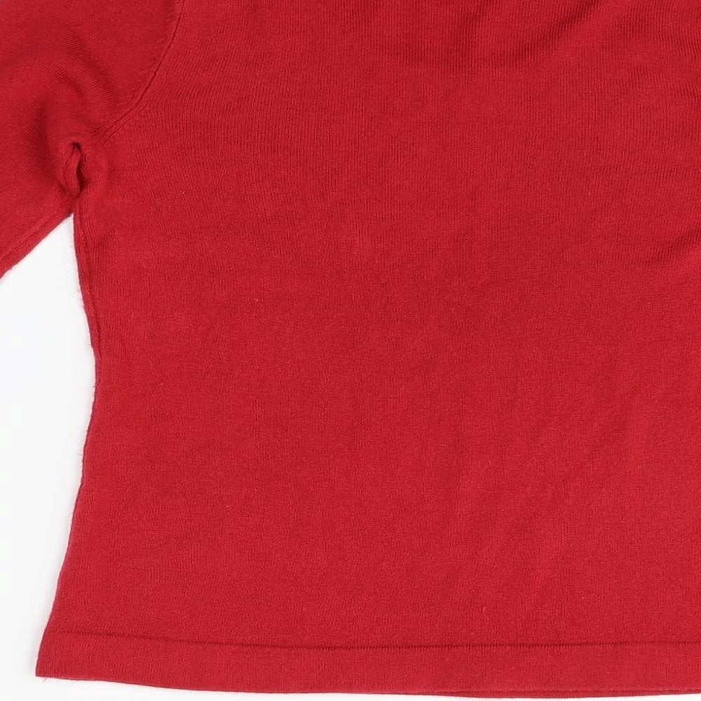 Papaya Womens Red   Pullover Jumper Size 10
