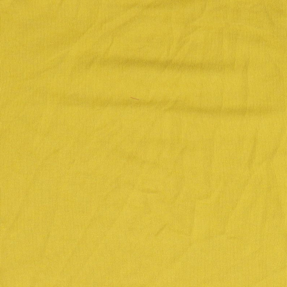 Zara Womens Yellow   Pullover Jumper Size L