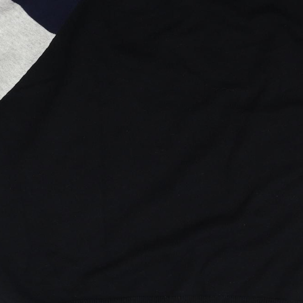 NEXT Girls Black Geometric  Pullover Jumper Size 9 Years