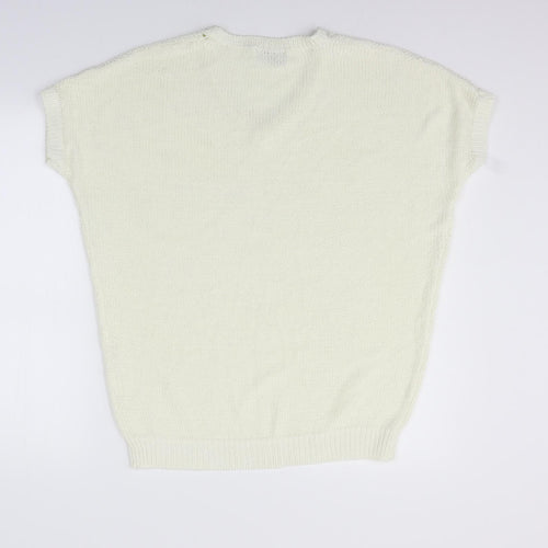 Wallis Womens Yellow   Pullover Jumper Size M