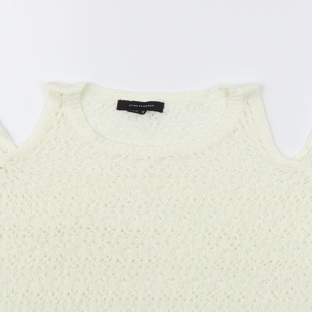 Atmosphere Womens Yellow   Pullover Jumper Size 12