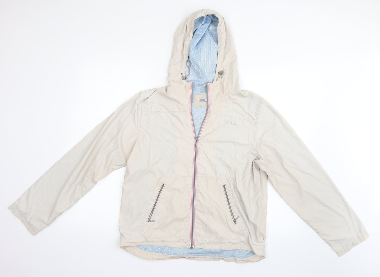 sela Womens Beige   Varsity Jacket Coat Size 16