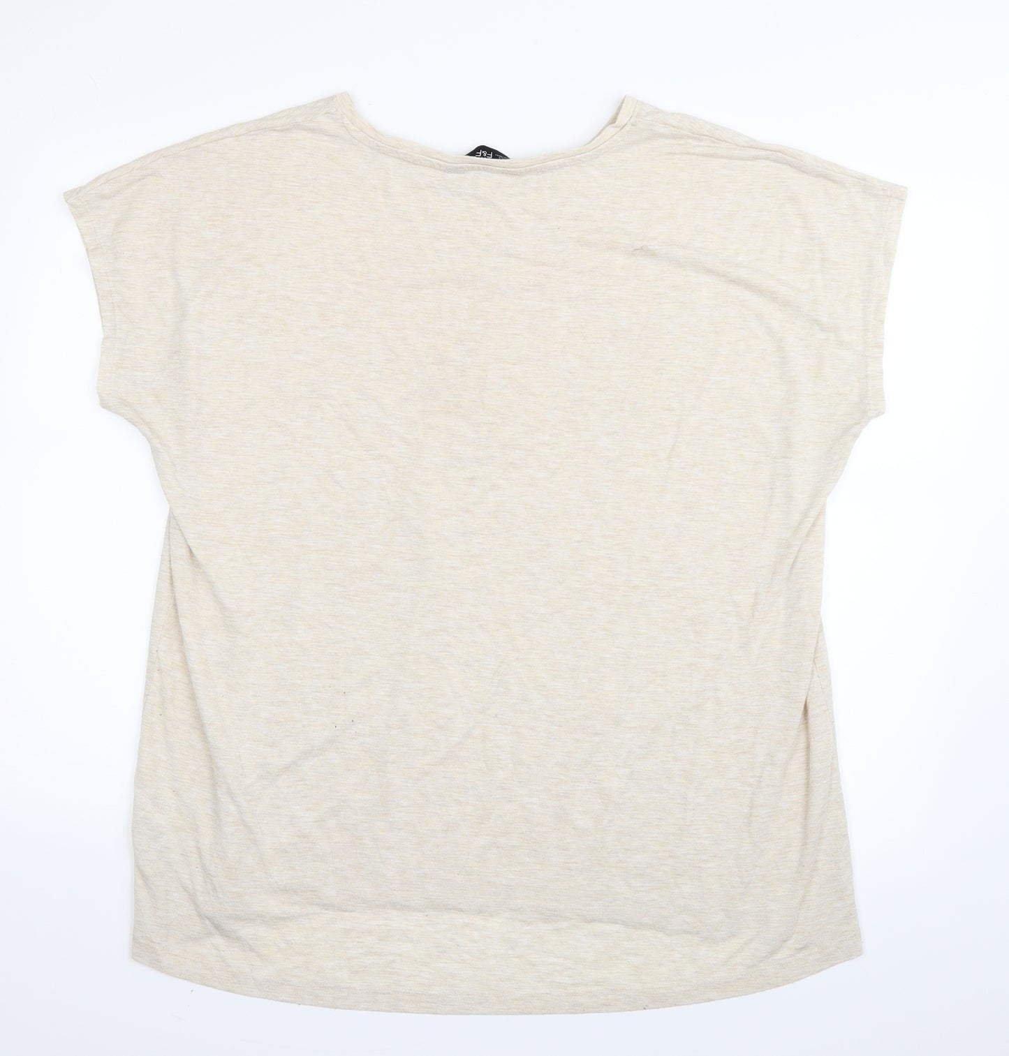 F&F Womens Beige   Basic T-Shirt Size 20