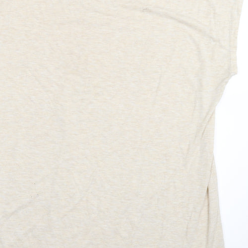 F&F Womens Beige   Basic T-Shirt Size 20