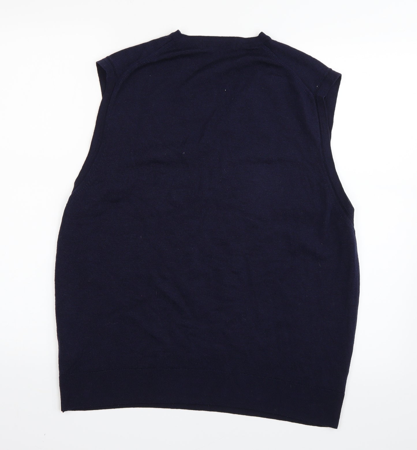 Marks and Spencer Mens Blue   Vest Jumper Size M