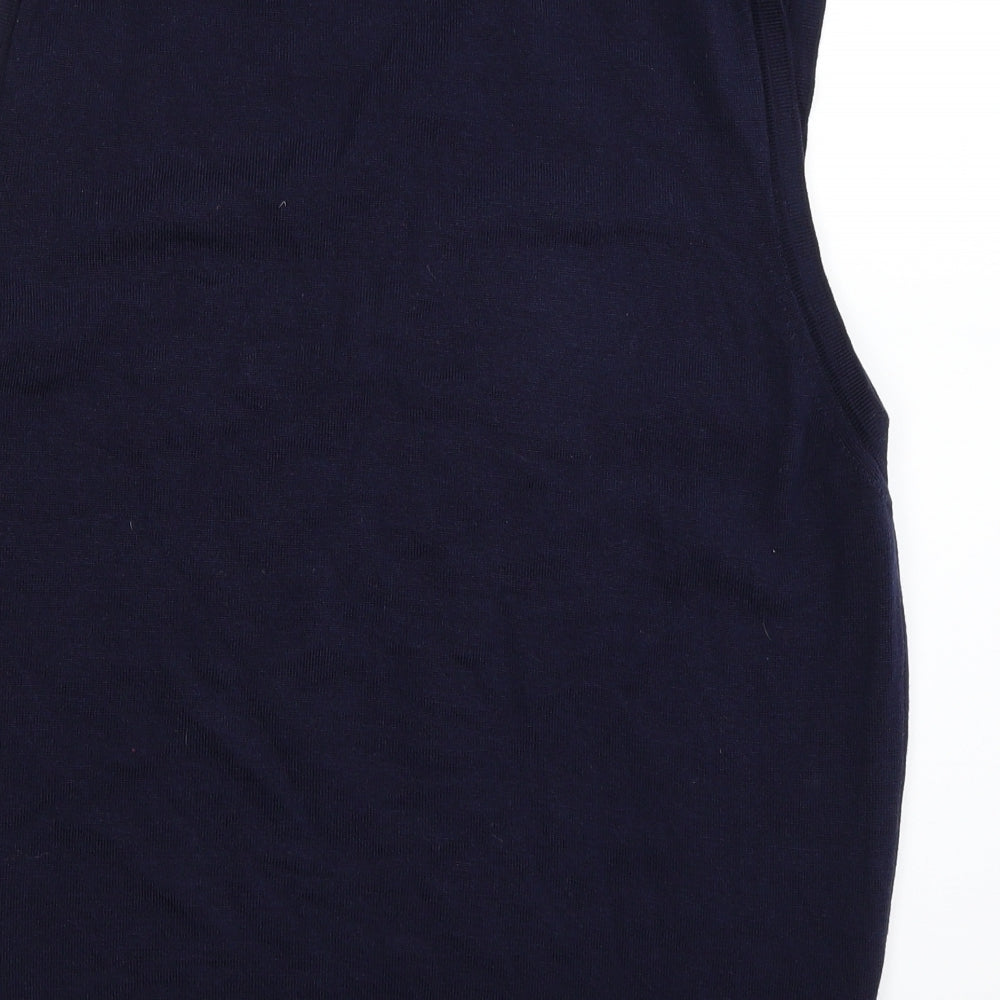 Marks and Spencer Mens Blue   Vest Jumper Size M