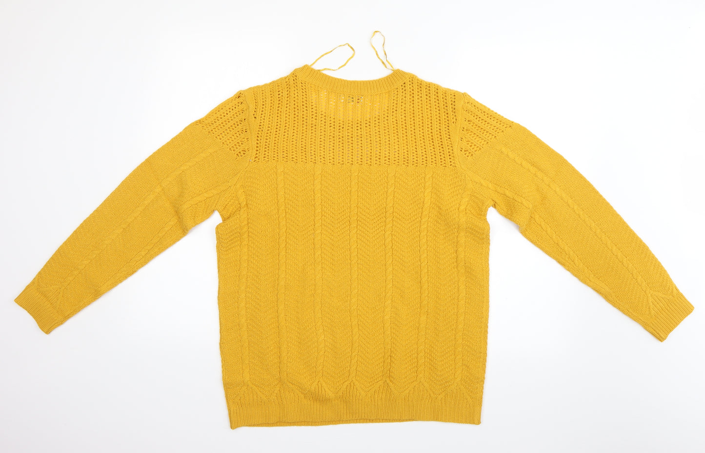 Damart Womens Yellow   Pullover Jumper Size M