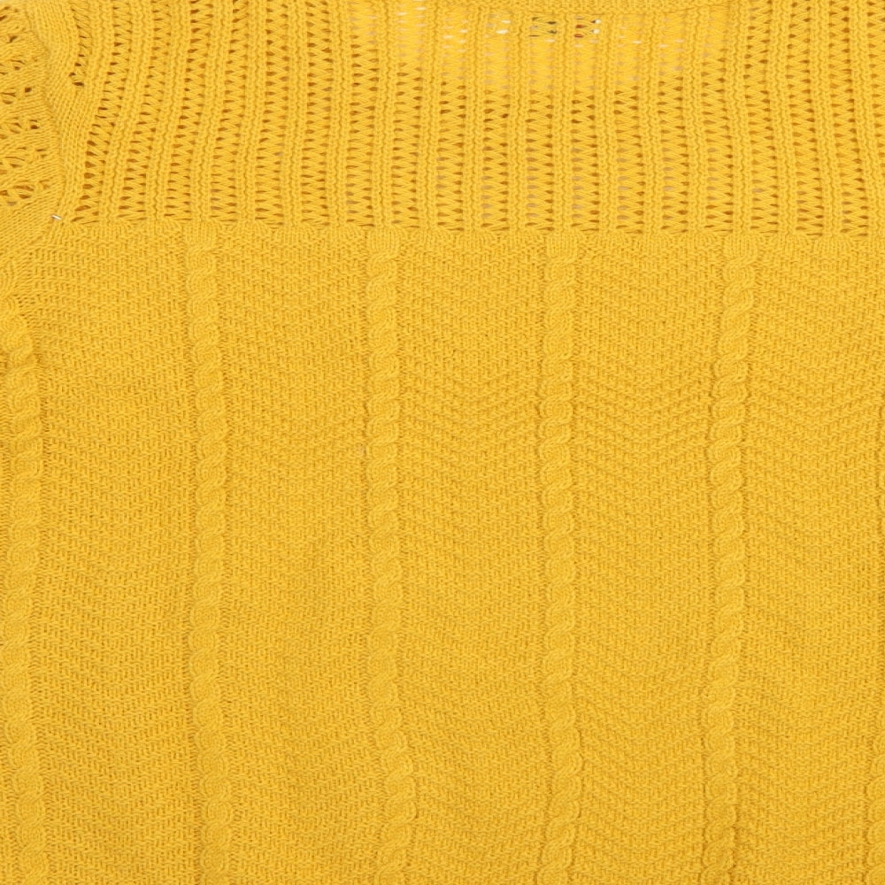 Damart Womens Yellow   Pullover Jumper Size M