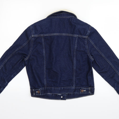New Look Womens Blue  Denim Jacket  Size 10