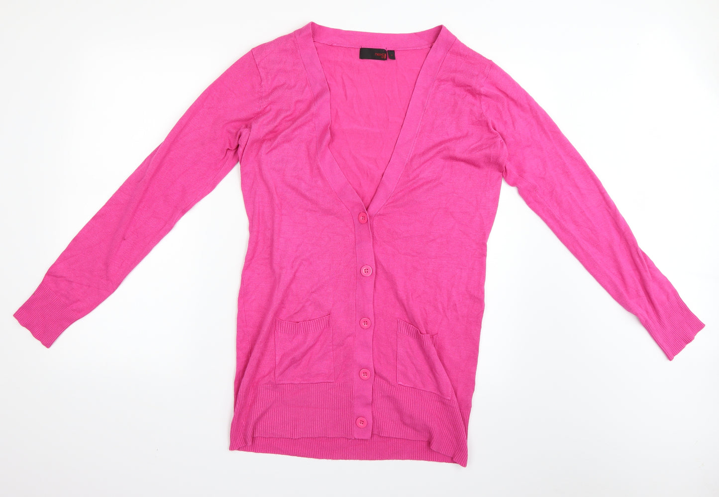 NEXT Womens Pink   Cardigan Jumper Size 14