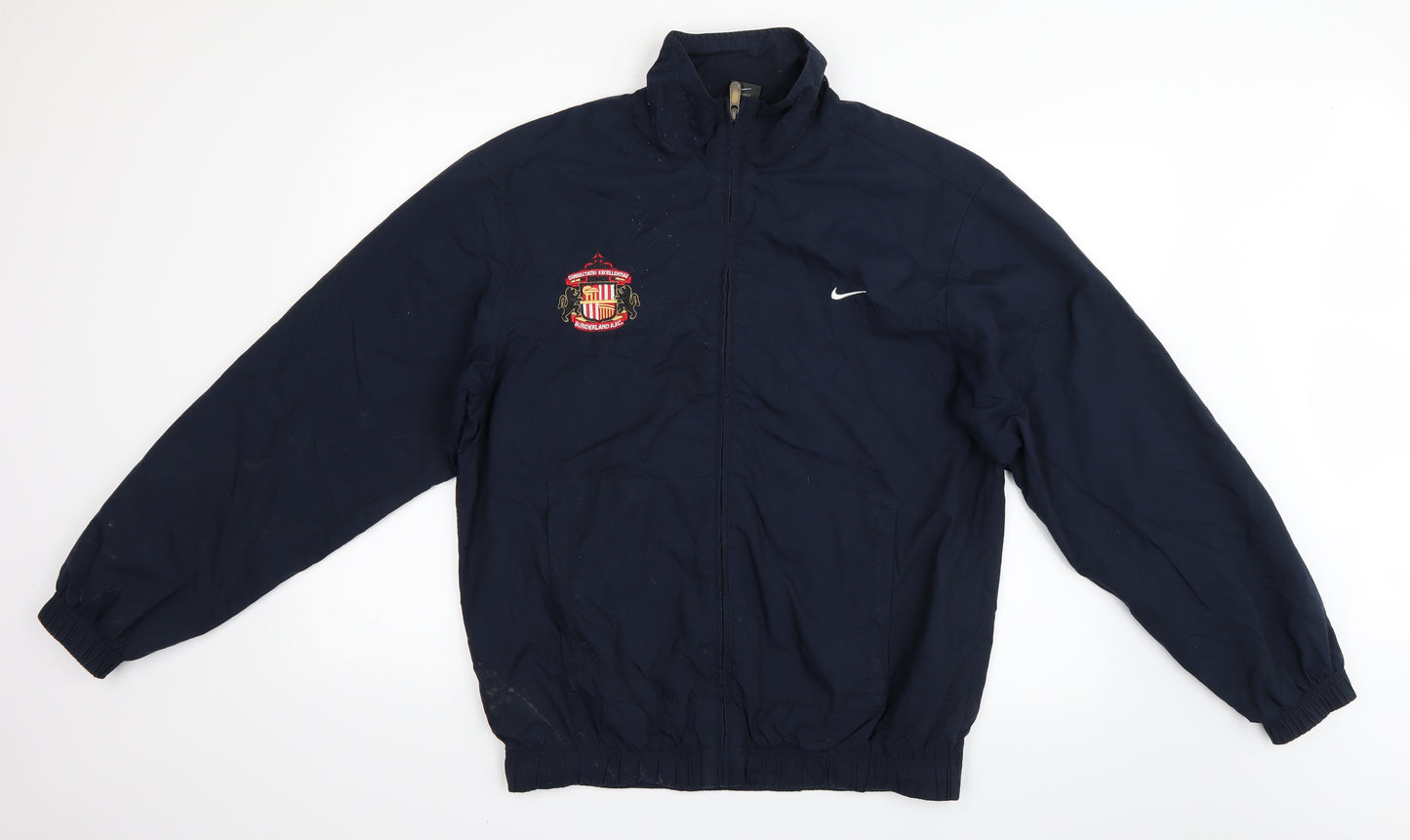 Nike Mens Blue   Windbreaker Coat Size M  - Football