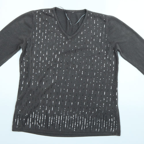 Preworn Womens Brown   Pullover Jumper Size L
