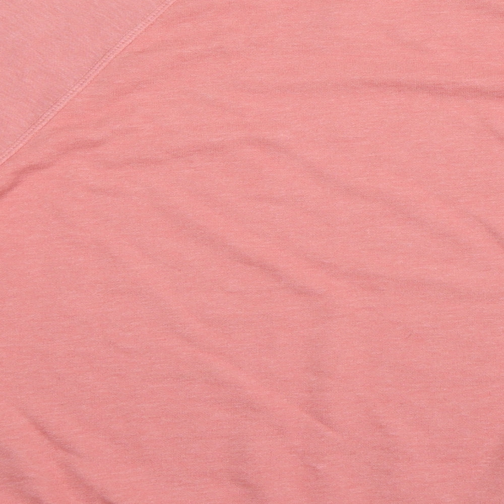 H&M Womens Pink   Henley Jumper Size M