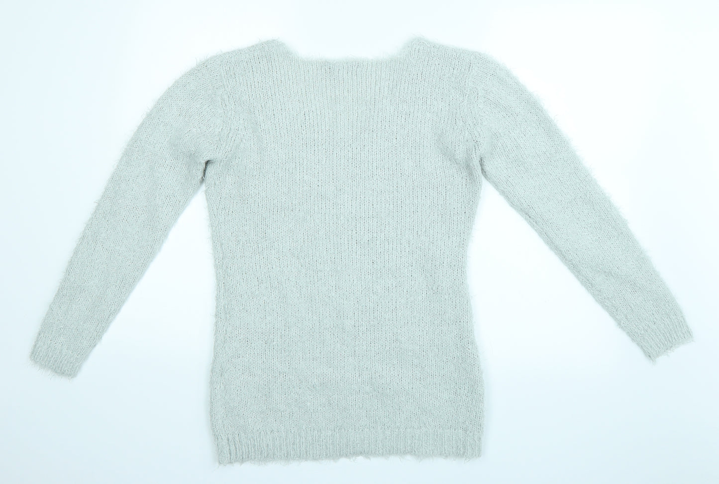 Brave Soul Womens Blue   Henley Jumper Size 12