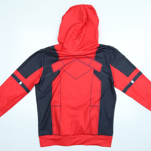 Preworn Boys Red   Pullover Hoodie Size L  - deadpool
