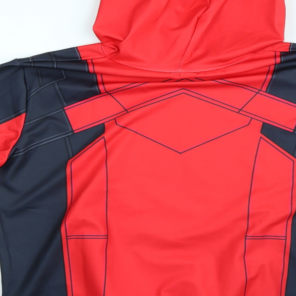 Preworn Boys Red   Pullover Hoodie Size L  - deadpool
